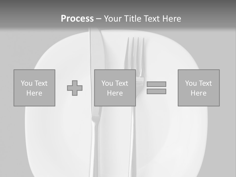 Knife Modern Dinner PowerPoint Template