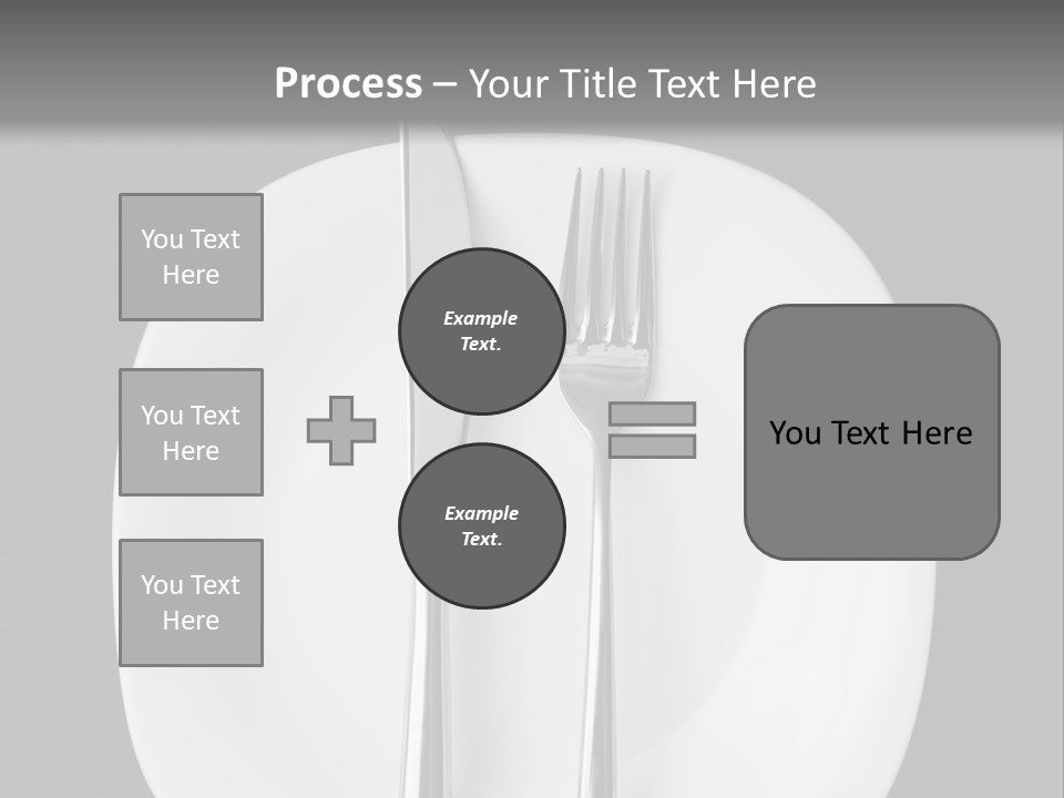 Knife Modern Dinner PowerPoint Template
