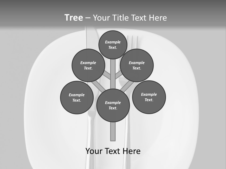 Knife Modern Dinner PowerPoint Template