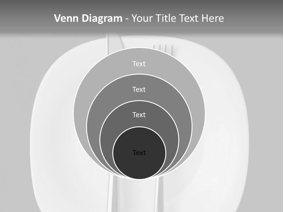 Knife Modern Dinner PowerPoint Template