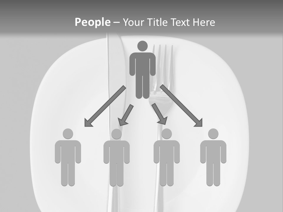 Knife Modern Dinner PowerPoint Template