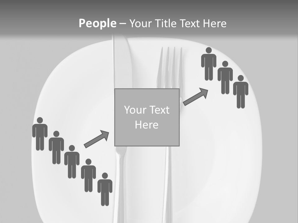 Knife Modern Dinner PowerPoint Template