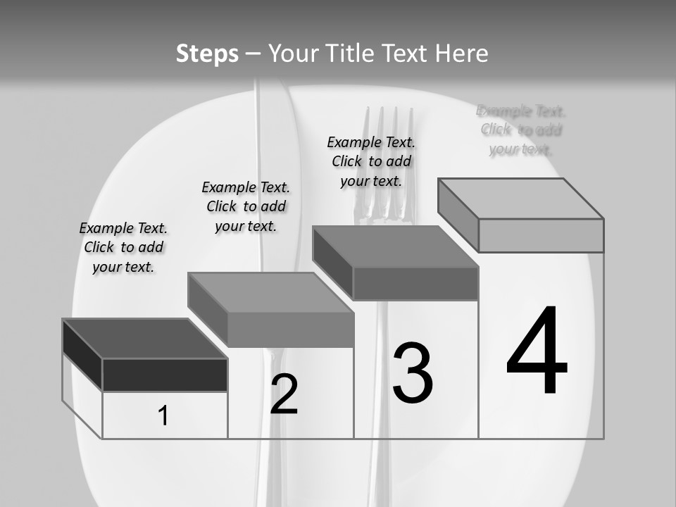 Knife Modern Dinner PowerPoint Template