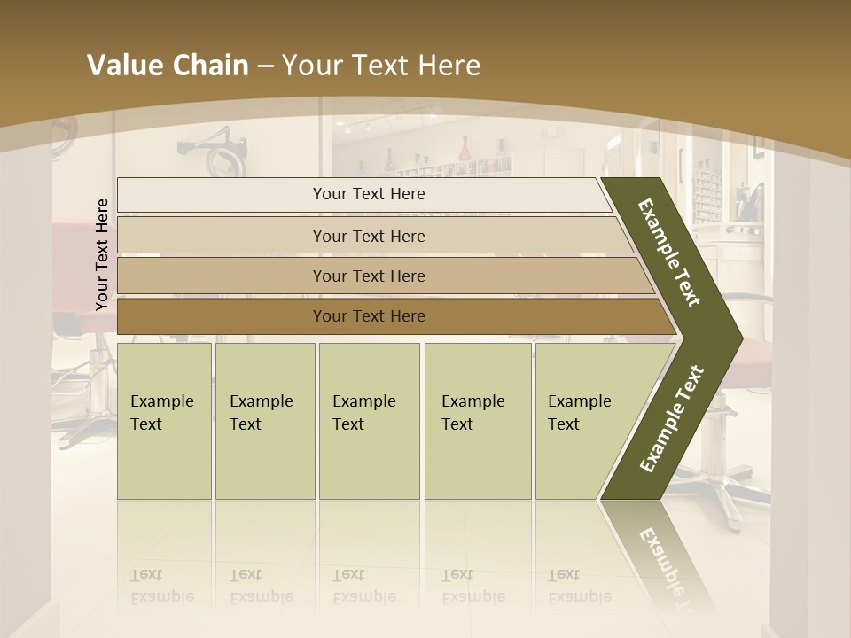 Interior Hairdressing Empty PowerPoint Template