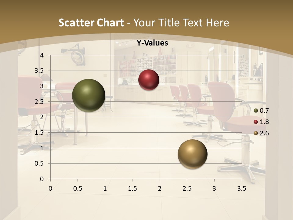 Interior Hairdressing Empty PowerPoint Template