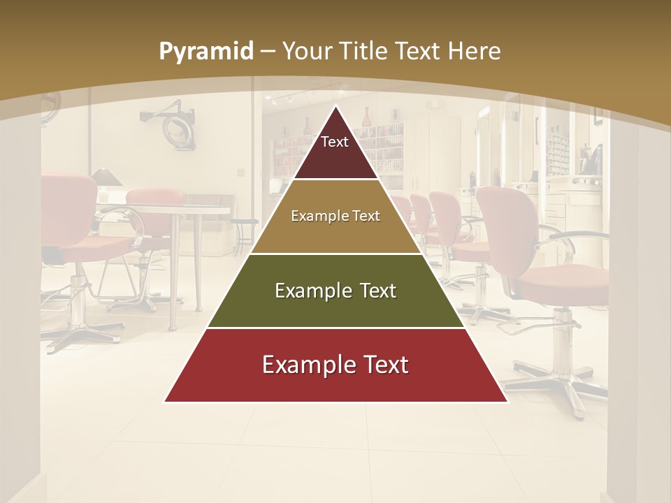 Interior Hairdressing Empty PowerPoint Template