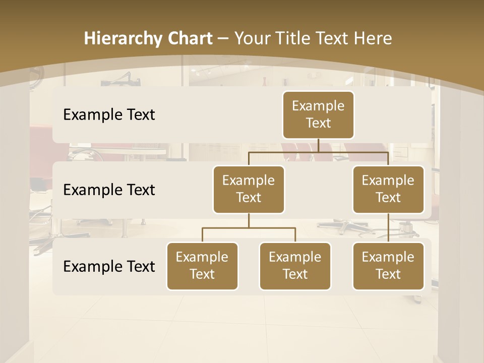 Interior Hairdressing Empty PowerPoint Template