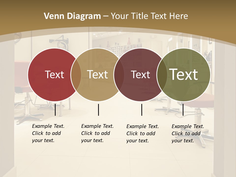 Interior Hairdressing Empty PowerPoint Template
