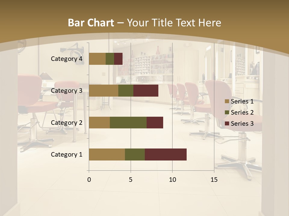 Interior Hairdressing Empty PowerPoint Template