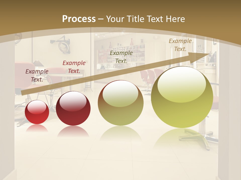 Interior Hairdressing Empty PowerPoint Template