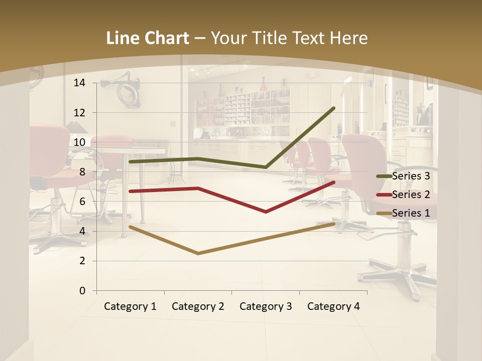 Interior Hairdressing Empty PowerPoint Template