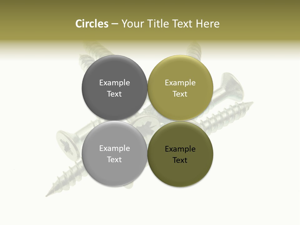 Silver Isolated Grey PowerPoint Template