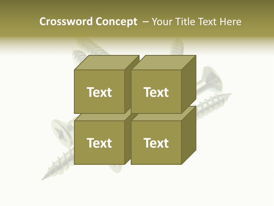 Silver Isolated Grey PowerPoint Template