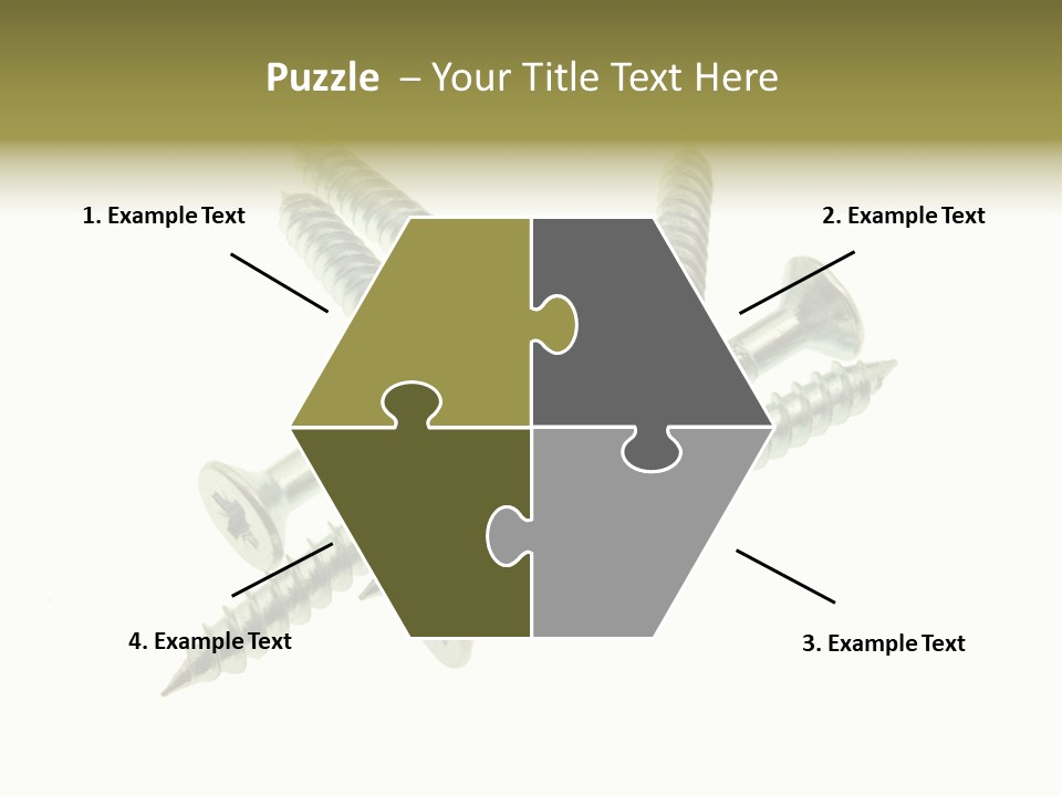 Silver Isolated Grey PowerPoint Template