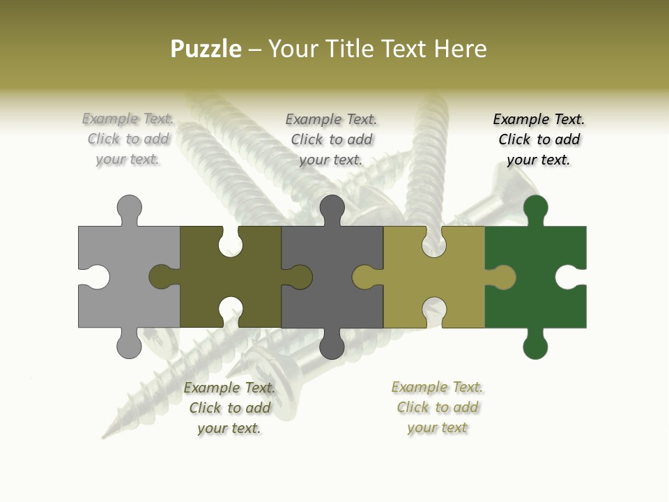 Silver Isolated Grey PowerPoint Template