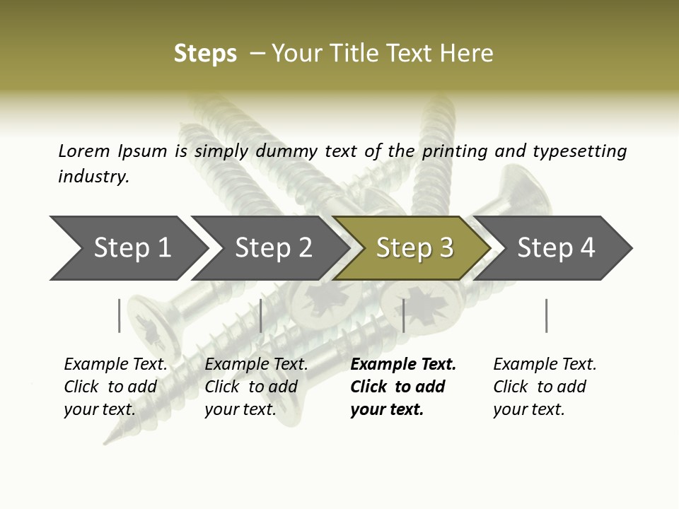 Silver Isolated Grey PowerPoint Template