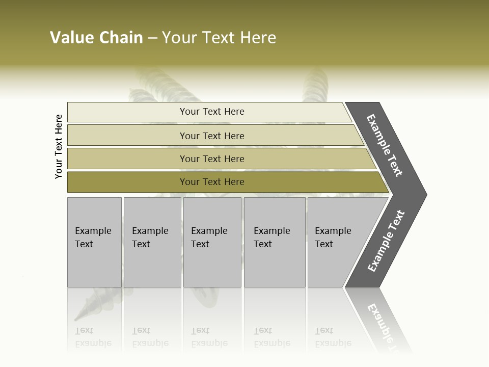 Silver Isolated Grey PowerPoint Template