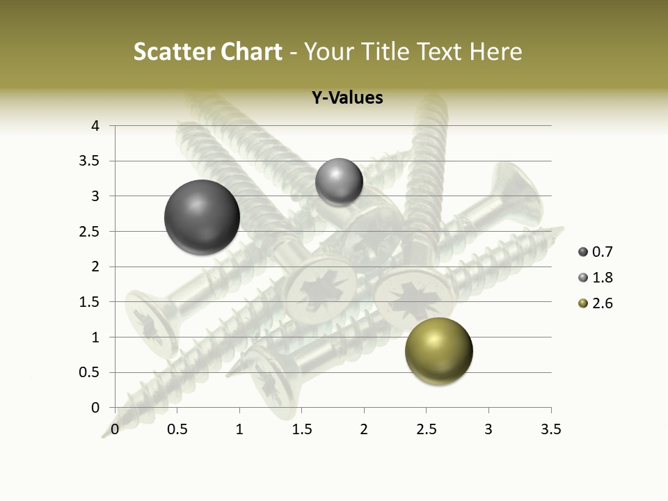 Silver Isolated Grey PowerPoint Template