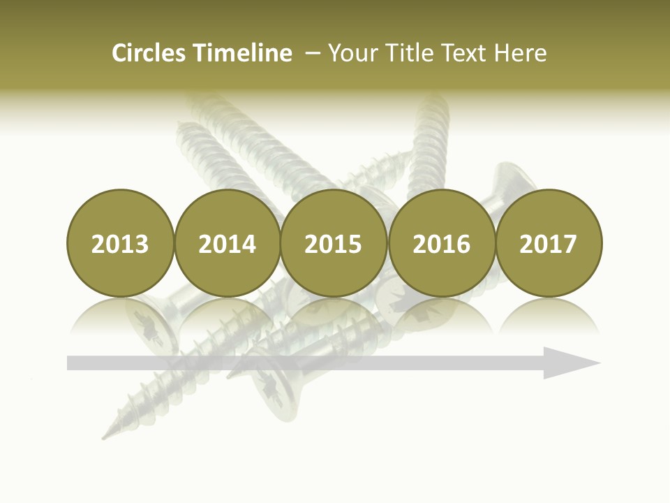 Silver Isolated Grey PowerPoint Template