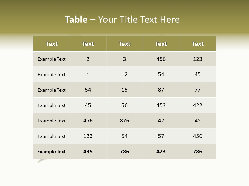 Silver Isolated Grey PowerPoint Template