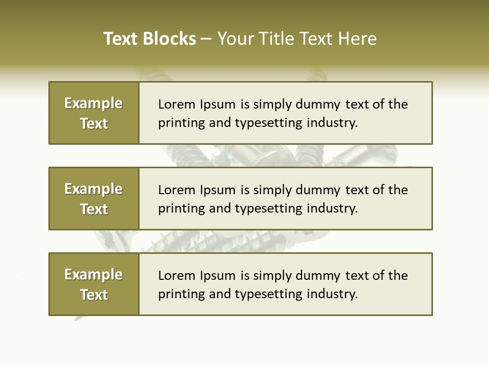 Silver Isolated Grey PowerPoint Template