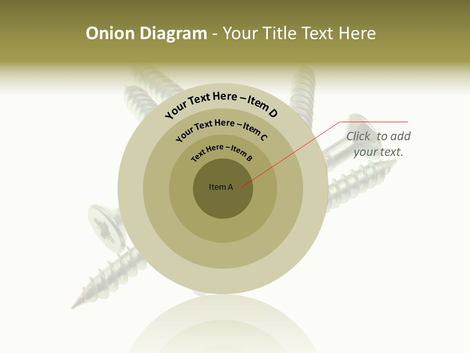 Silver Isolated Grey PowerPoint Template