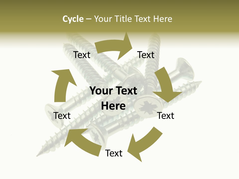 Silver Isolated Grey PowerPoint Template