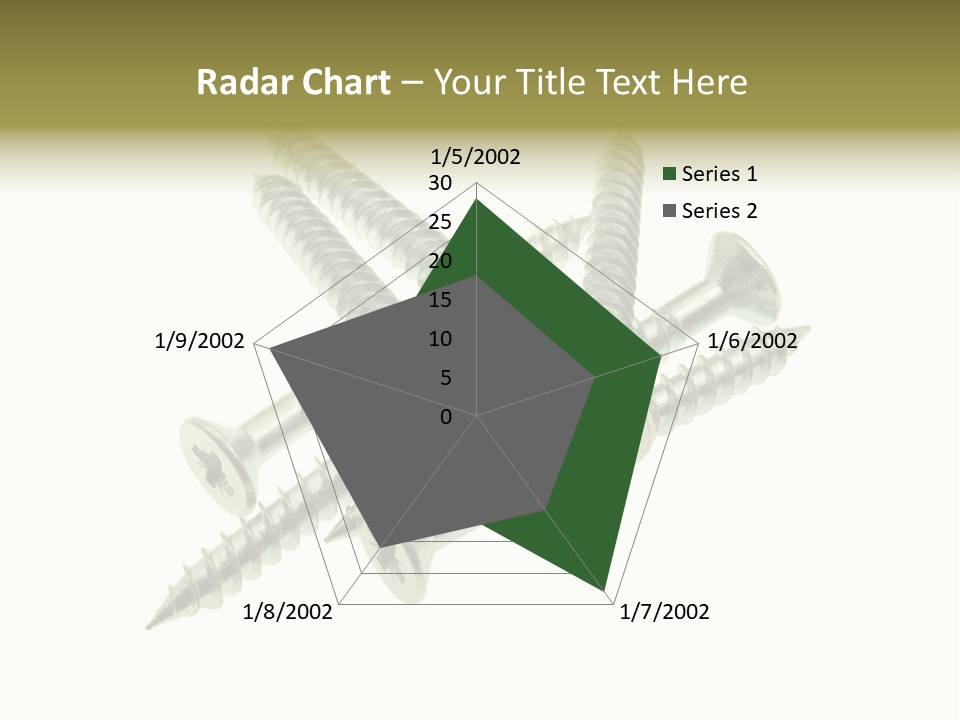 Silver Isolated Grey PowerPoint Template