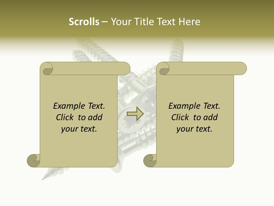 Silver Isolated Grey PowerPoint Template