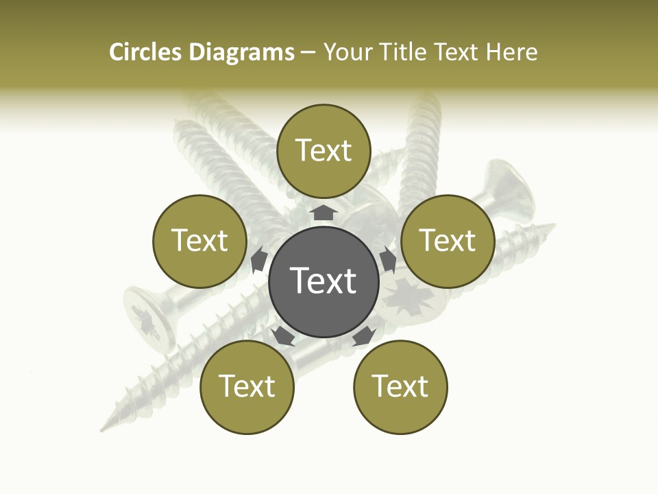 Silver Isolated Grey PowerPoint Template