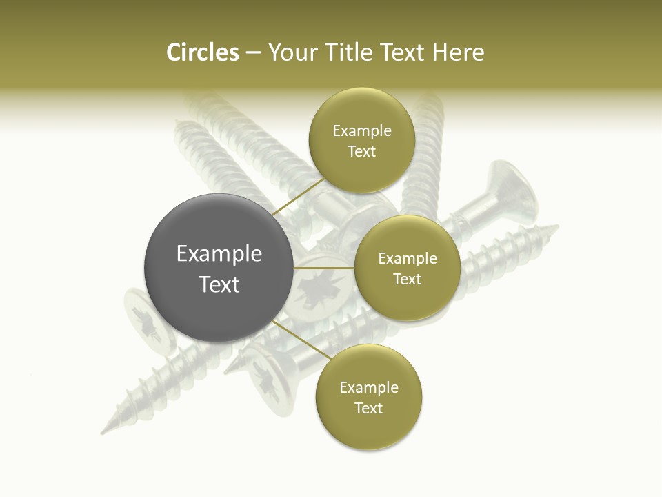 Silver Isolated Grey PowerPoint Template