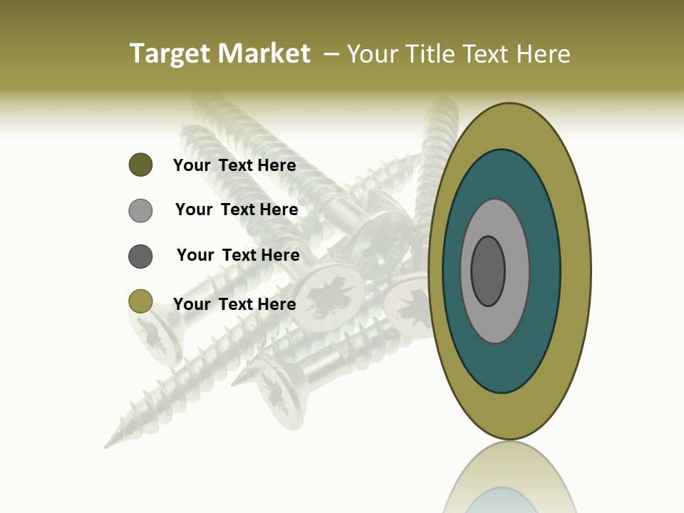 Silver Isolated Grey PowerPoint Template