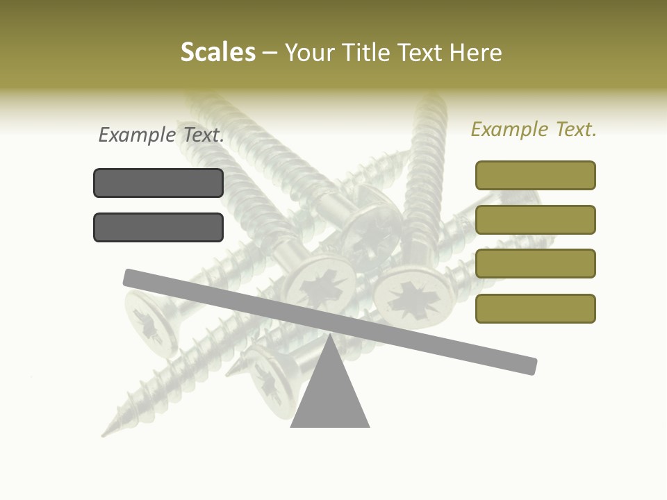 Silver Isolated Grey PowerPoint Template