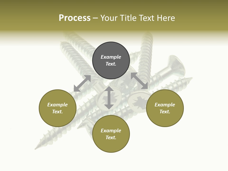 Silver Isolated Grey PowerPoint Template