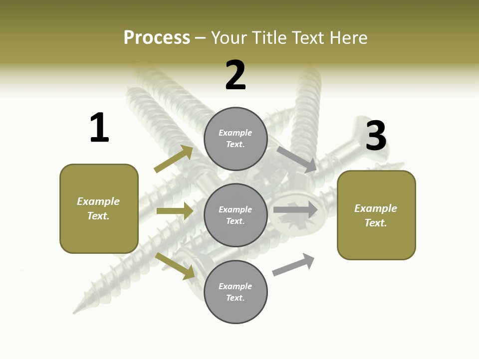 Silver Isolated Grey PowerPoint Template