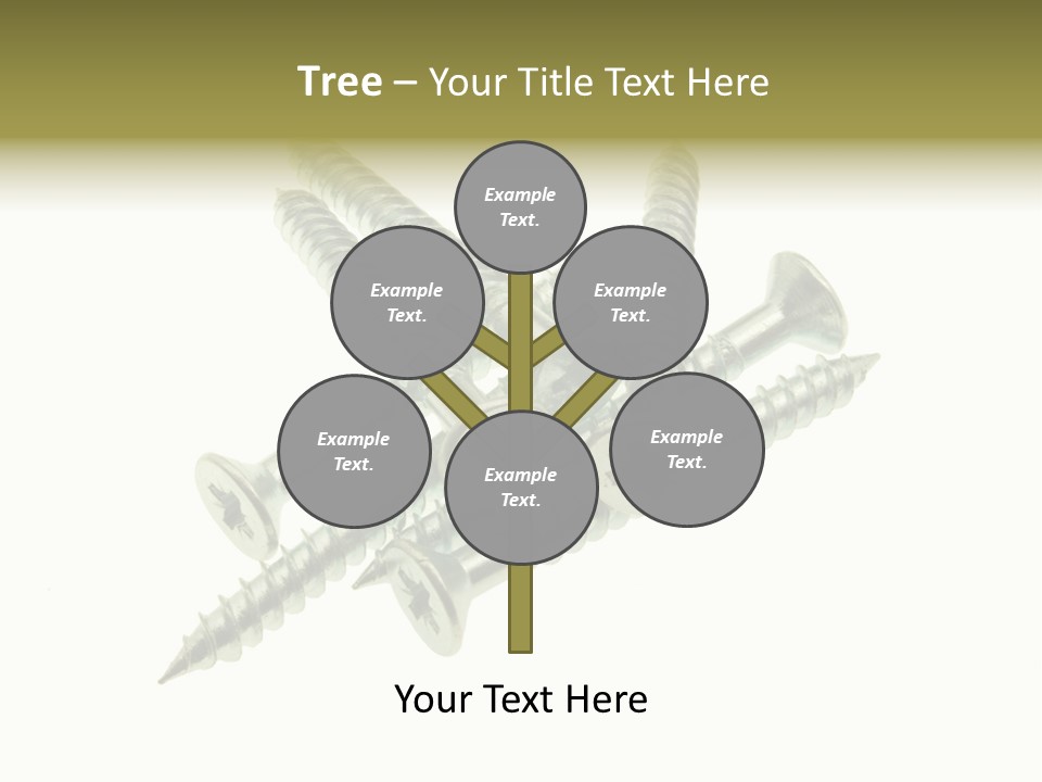 Silver Isolated Grey PowerPoint Template