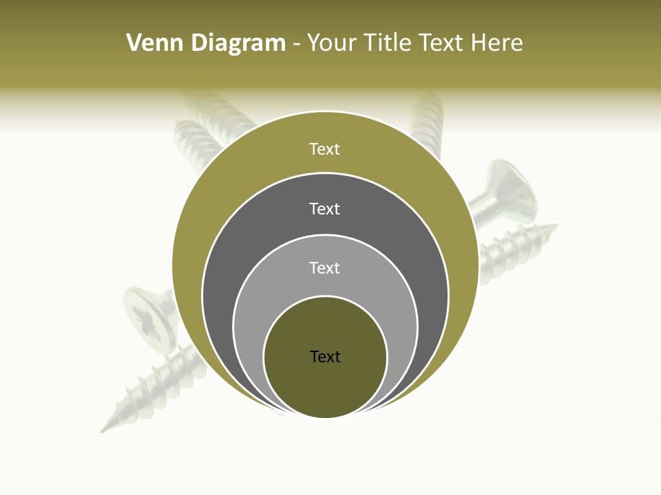 Silver Isolated Grey PowerPoint Template