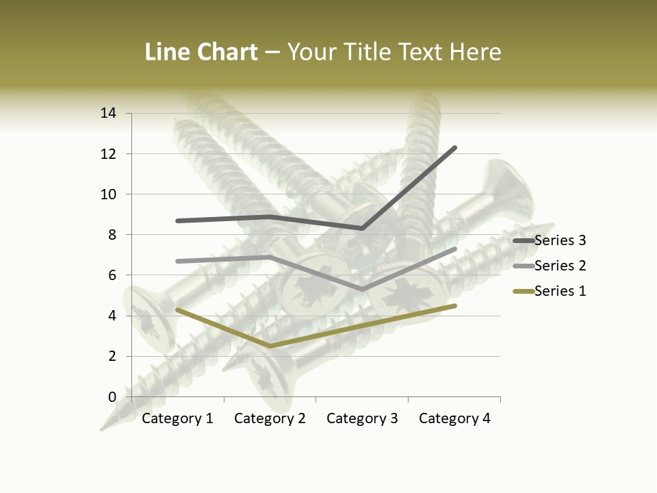 Silver Isolated Grey PowerPoint Template