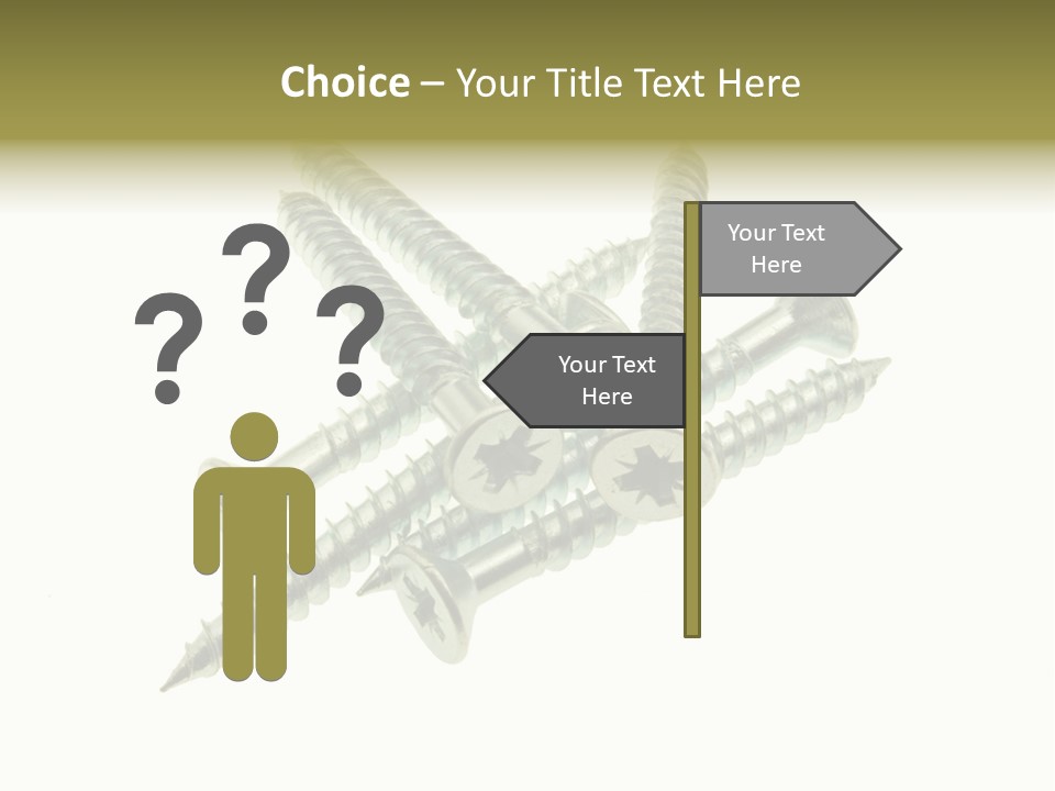 Silver Isolated Grey PowerPoint Template