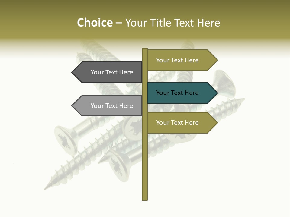 Silver Isolated Grey PowerPoint Template