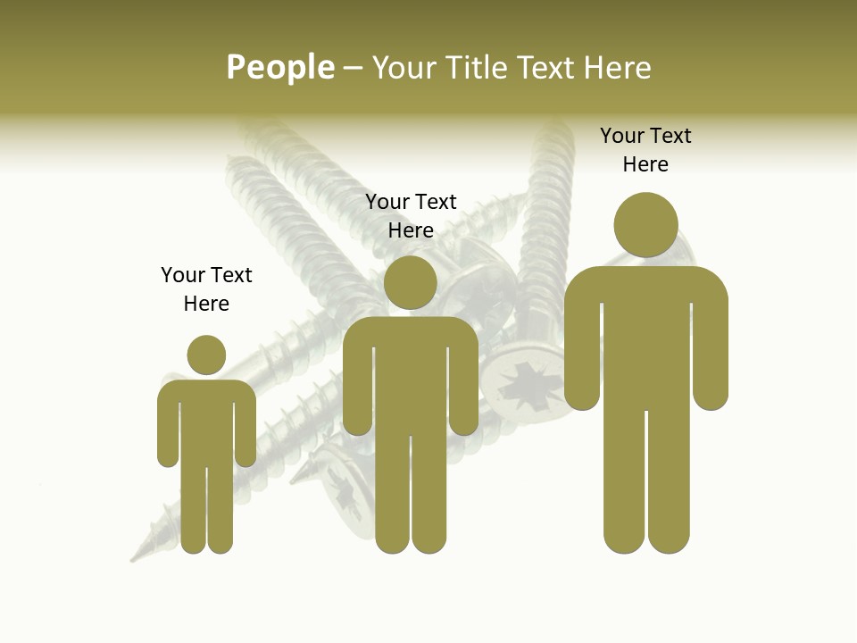 Silver Isolated Grey PowerPoint Template