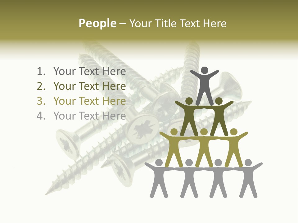 Silver Isolated Grey PowerPoint Template