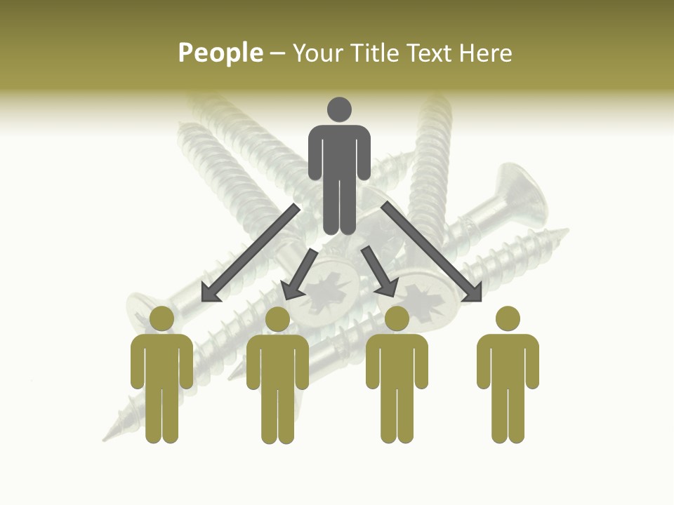 Silver Isolated Grey PowerPoint Template