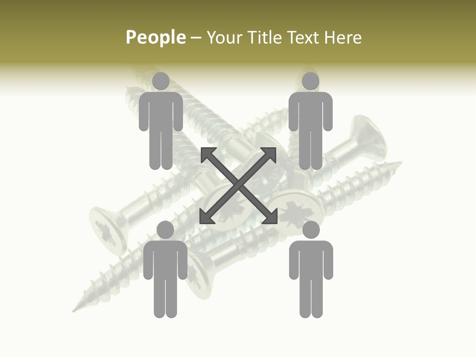 Silver Isolated Grey PowerPoint Template