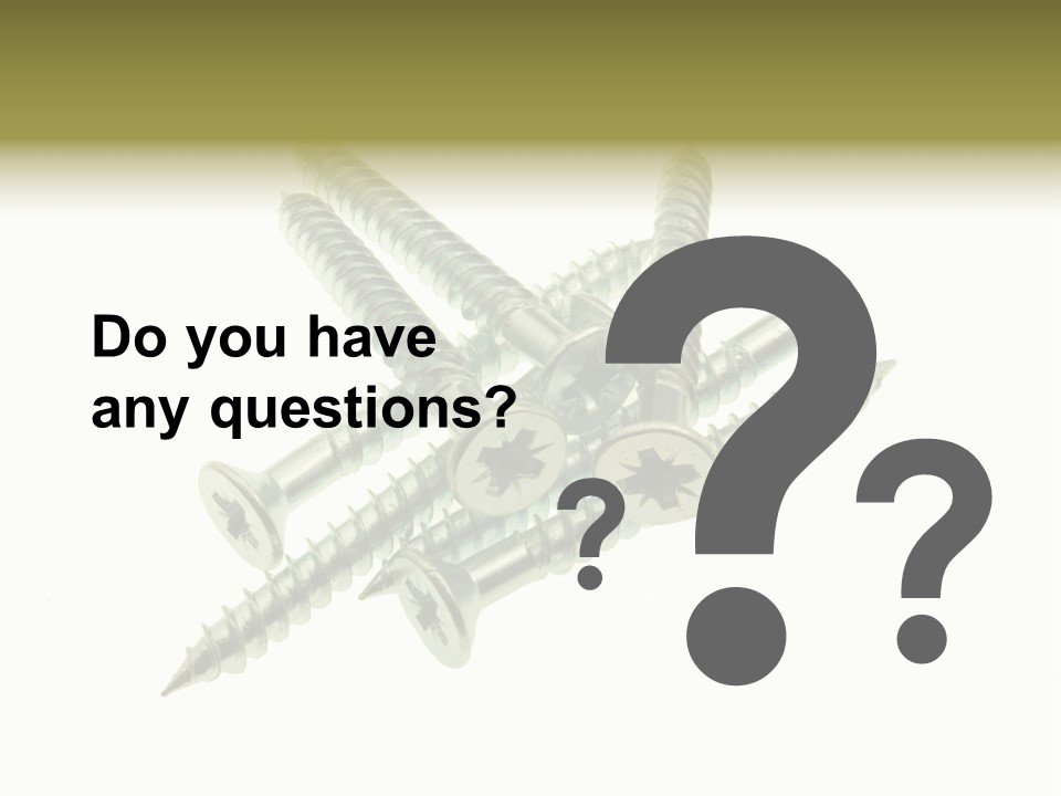 Silver Isolated Grey PowerPoint Template