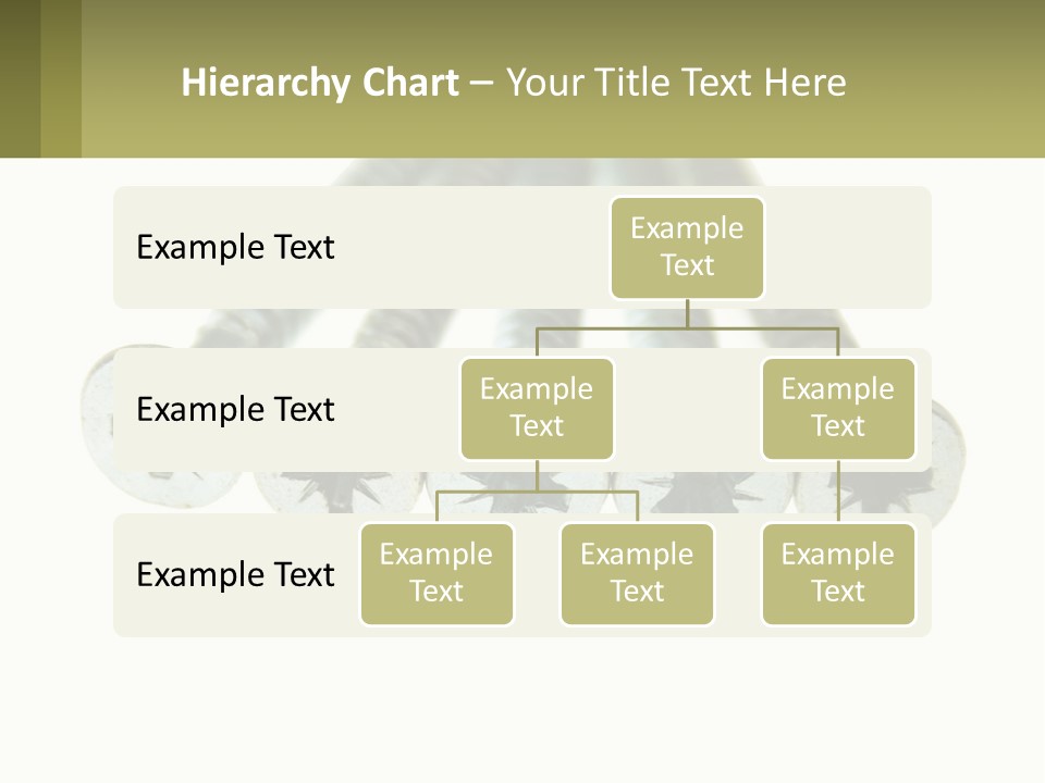 Silver Cross Woodscrew PowerPoint Template