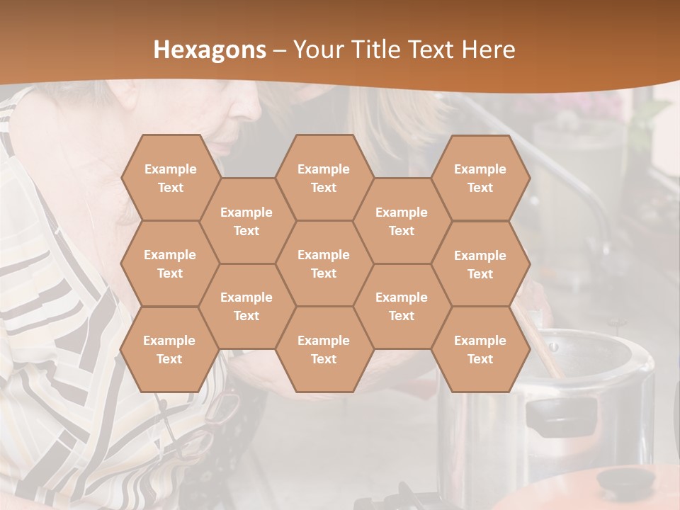 Female Preparing Retirement PowerPoint Template