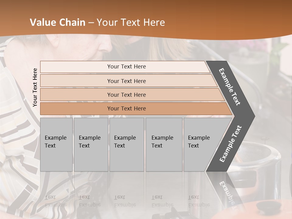 Female Preparing Retirement PowerPoint Template