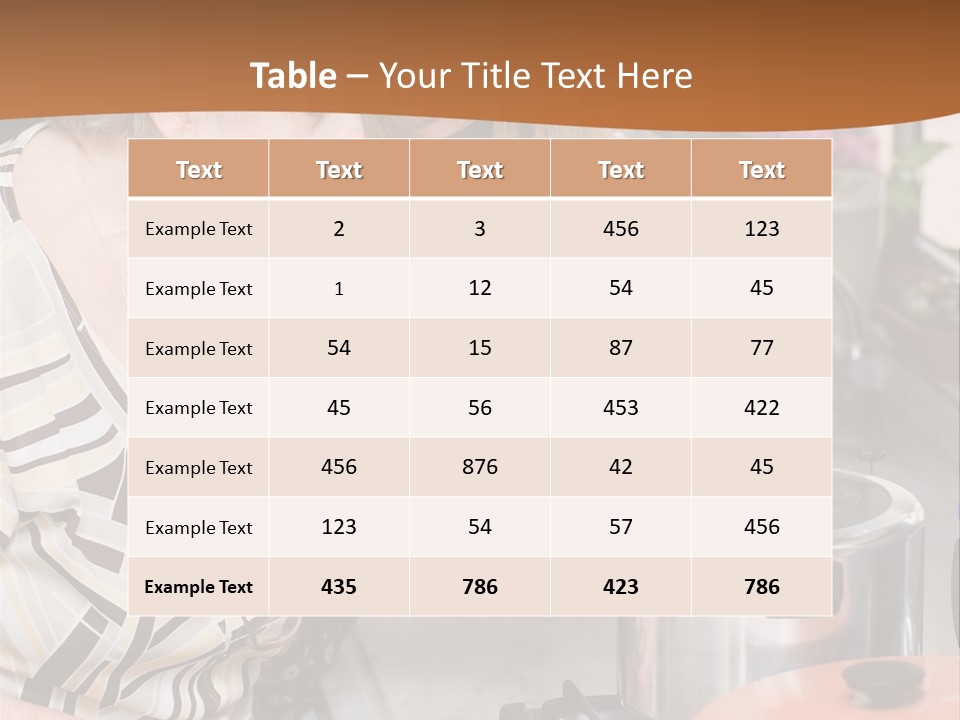 Female Preparing Retirement PowerPoint Template