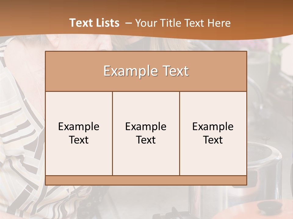 Female Preparing Retirement PowerPoint Template